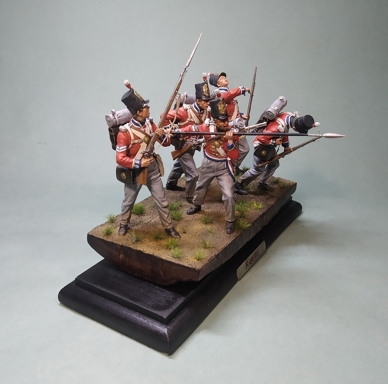 Диорамы и виньетки: Атака 3-го полка Пешей Гвардии, 1809 г. , фото #8