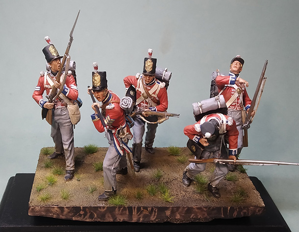 Dioramas and Vignettes: Charge of 3rd Foot Guard, 1809