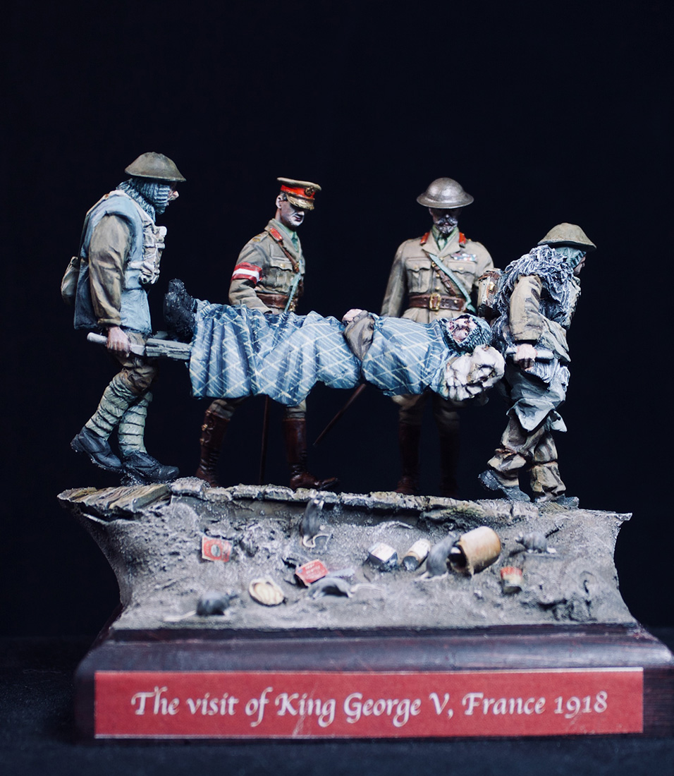 Dioramas and Vignettes: George V visiting the frontline, photo #1