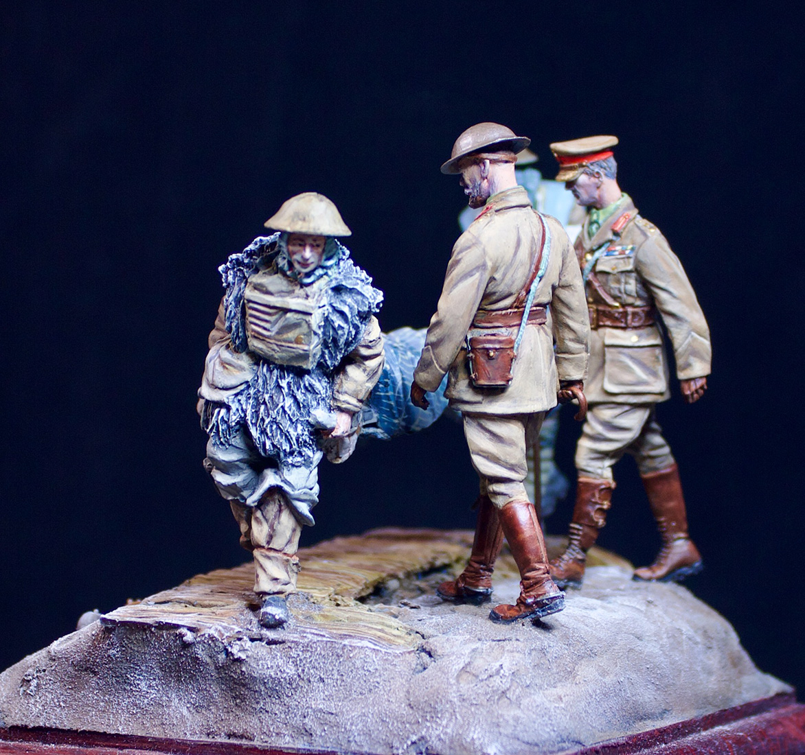 Dioramas and Vignettes: George V visiting the frontline, photo #4