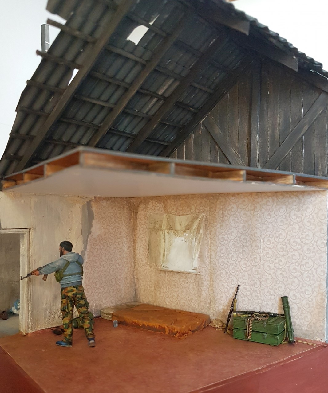 Диорамы и виньетки: СО в зоне КТО, Чечня, 2008 г., фото #19