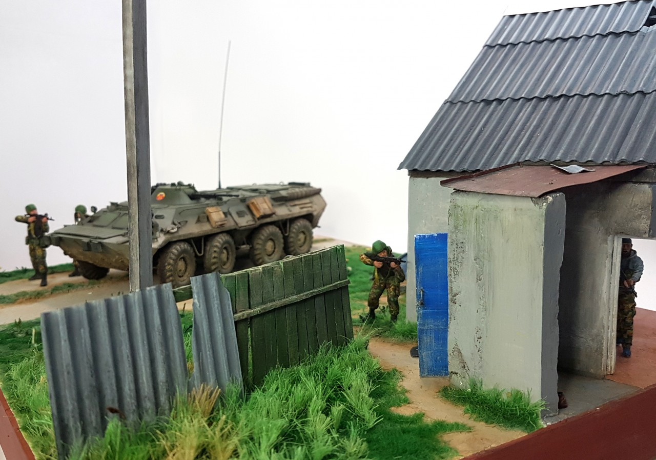 Диорамы и виньетки: СО в зоне КТО, Чечня, 2008 г., фото #9