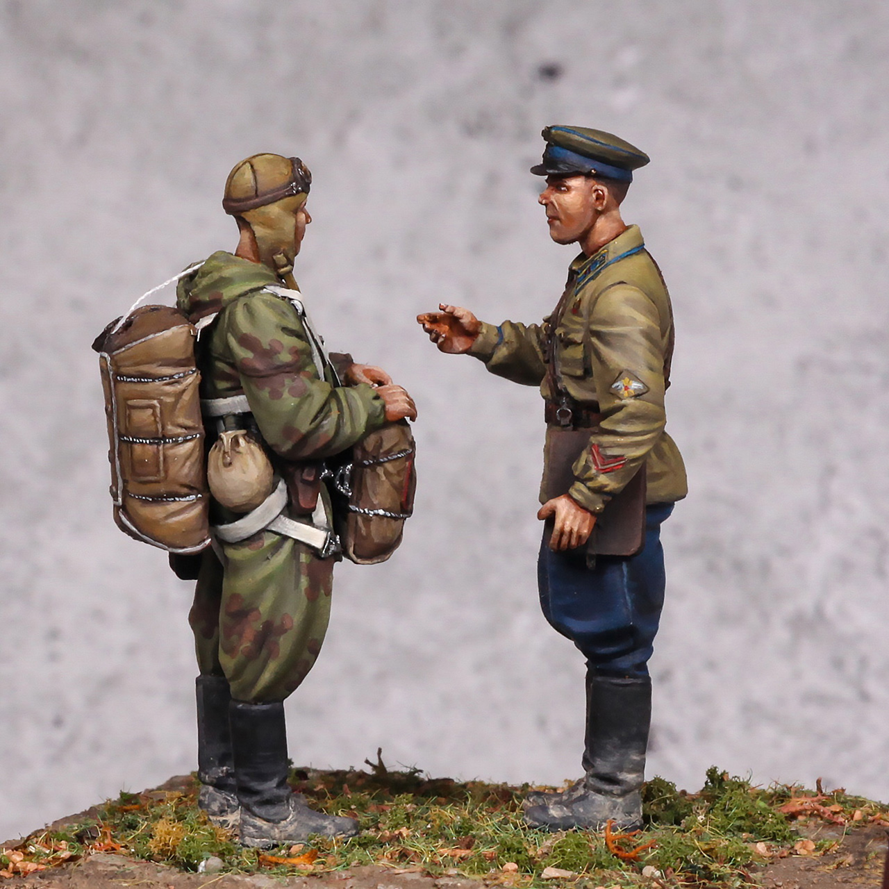 Figures: Red Army airborne commanders, 1941, photo #1