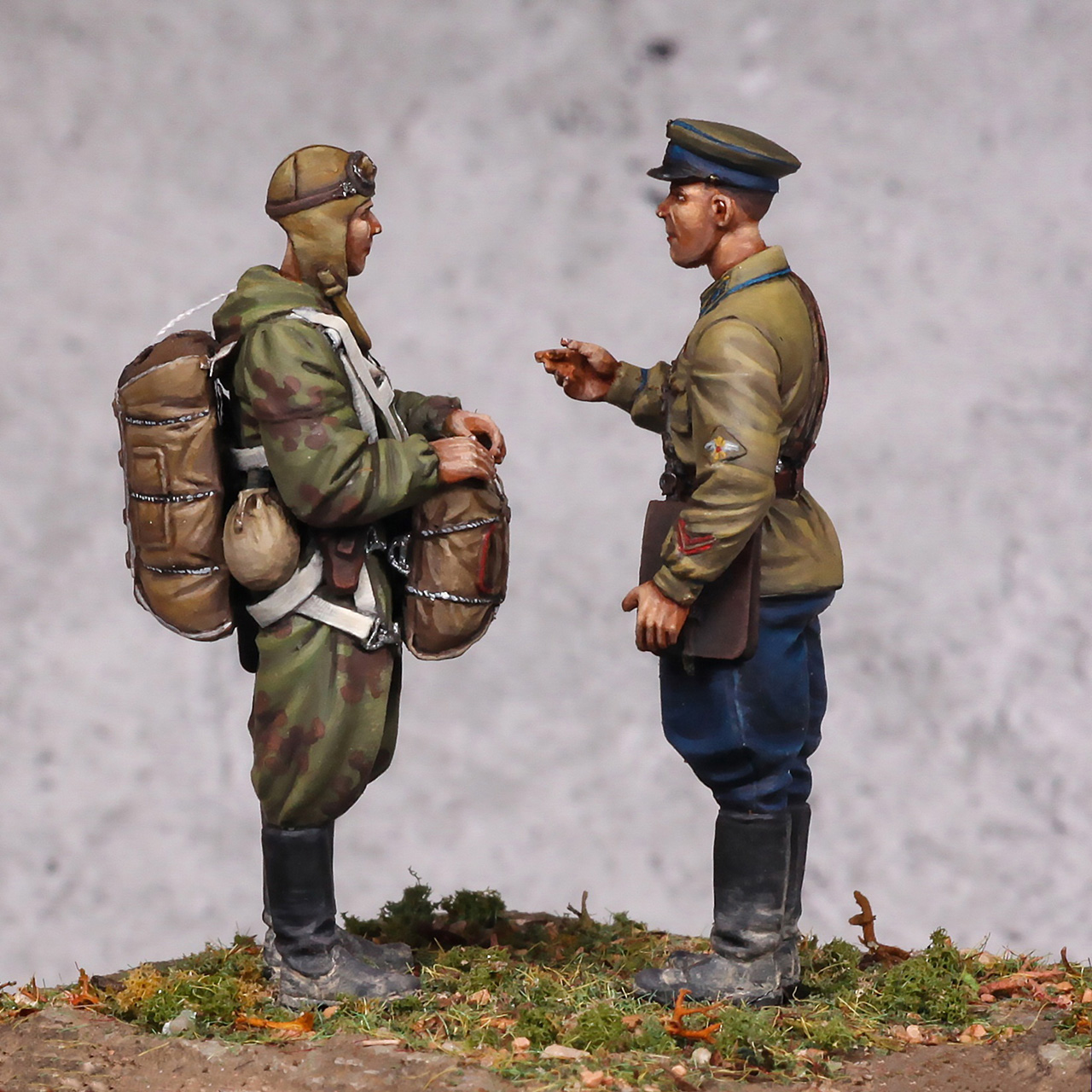 Figures: Red Army airborne commanders, 1941, photo #2