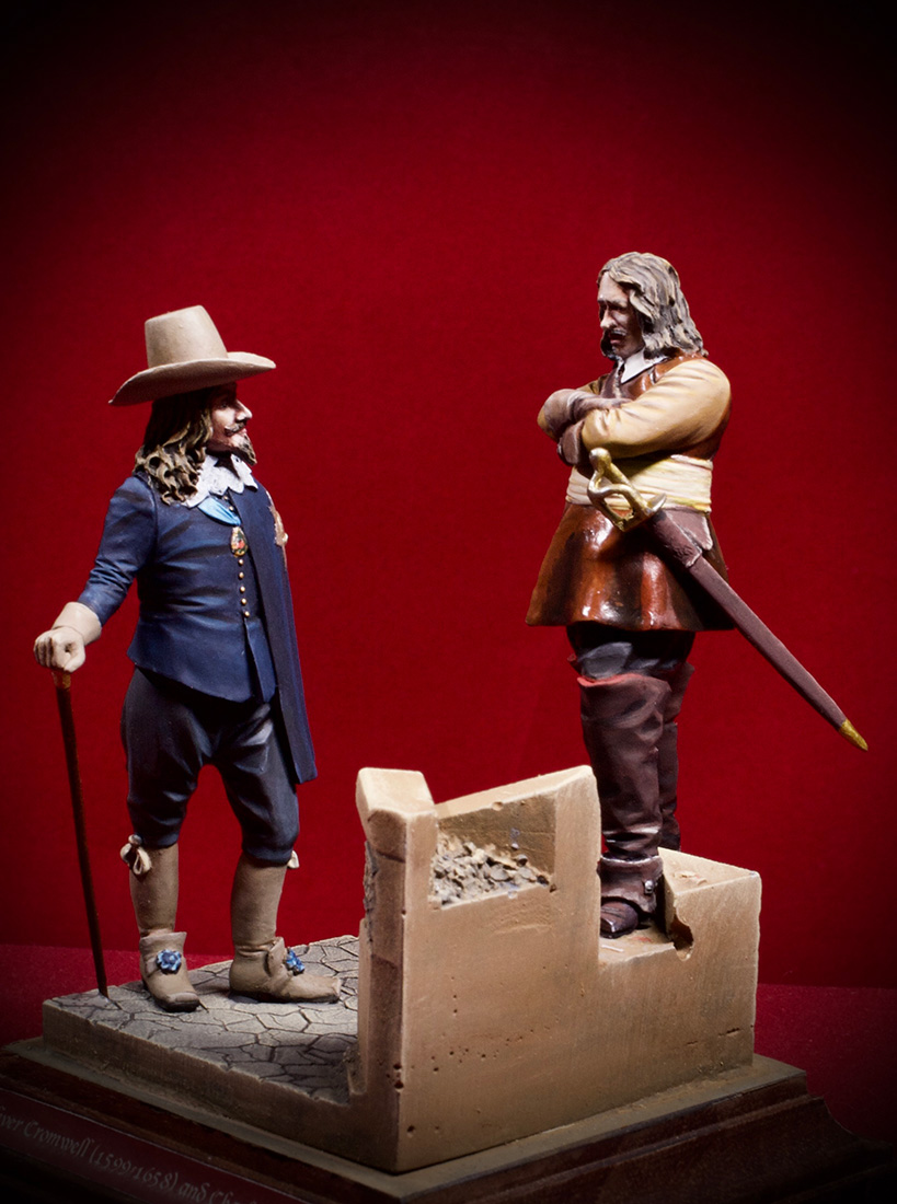 Figures: Charles I and Oliver Cromwell, photo #12