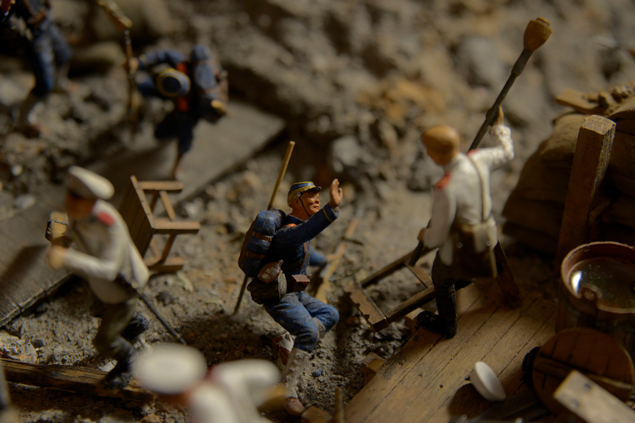 Dioramas and Vignettes: Melee fight. Port-Arthur, September 1904, photo #10