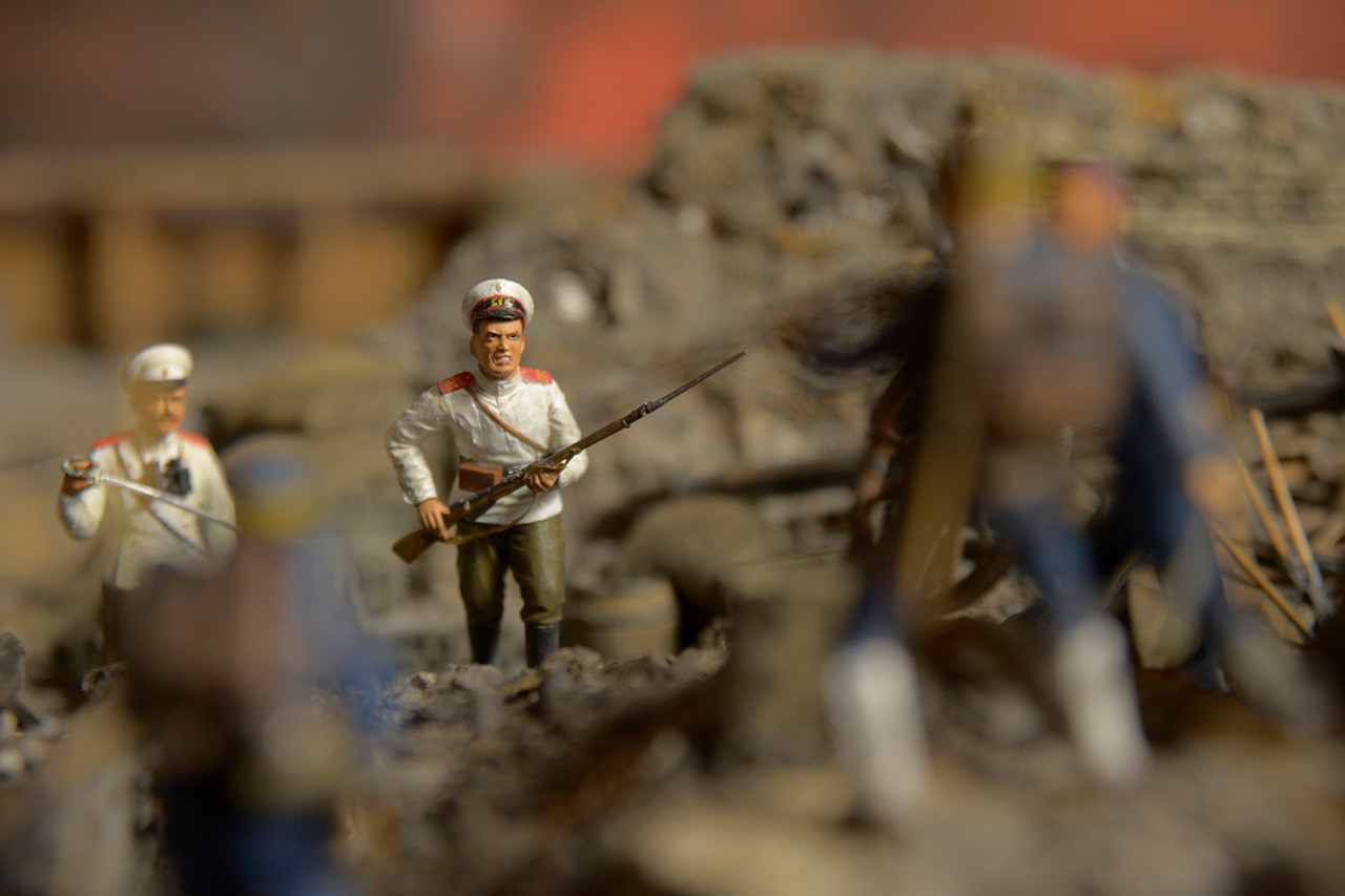 Dioramas and Vignettes: Melee fight. Port-Arthur, September 1904, photo #13