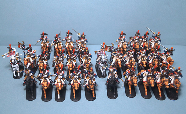 Figures: Company of 10th Cuirassiers, Great Army 