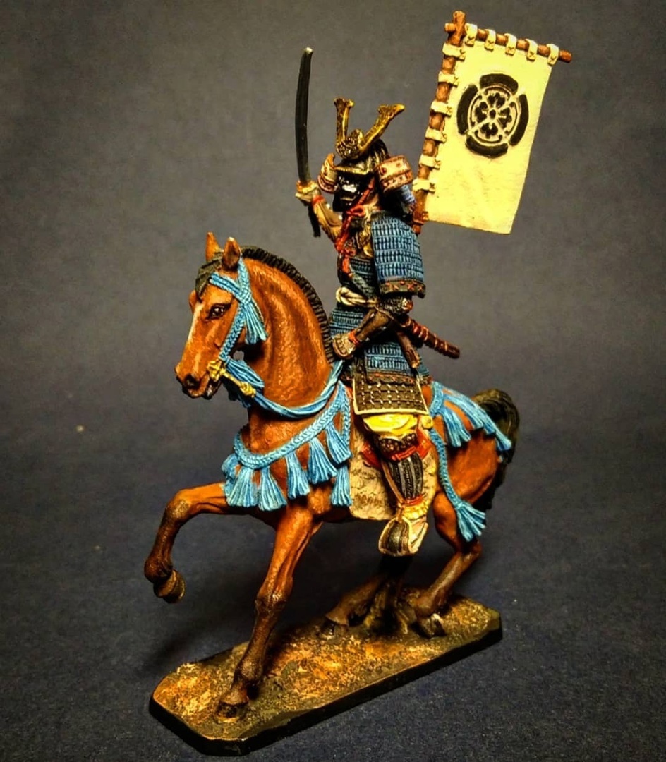 Figures: Mounted samurai, 16-17th cent., photo #3