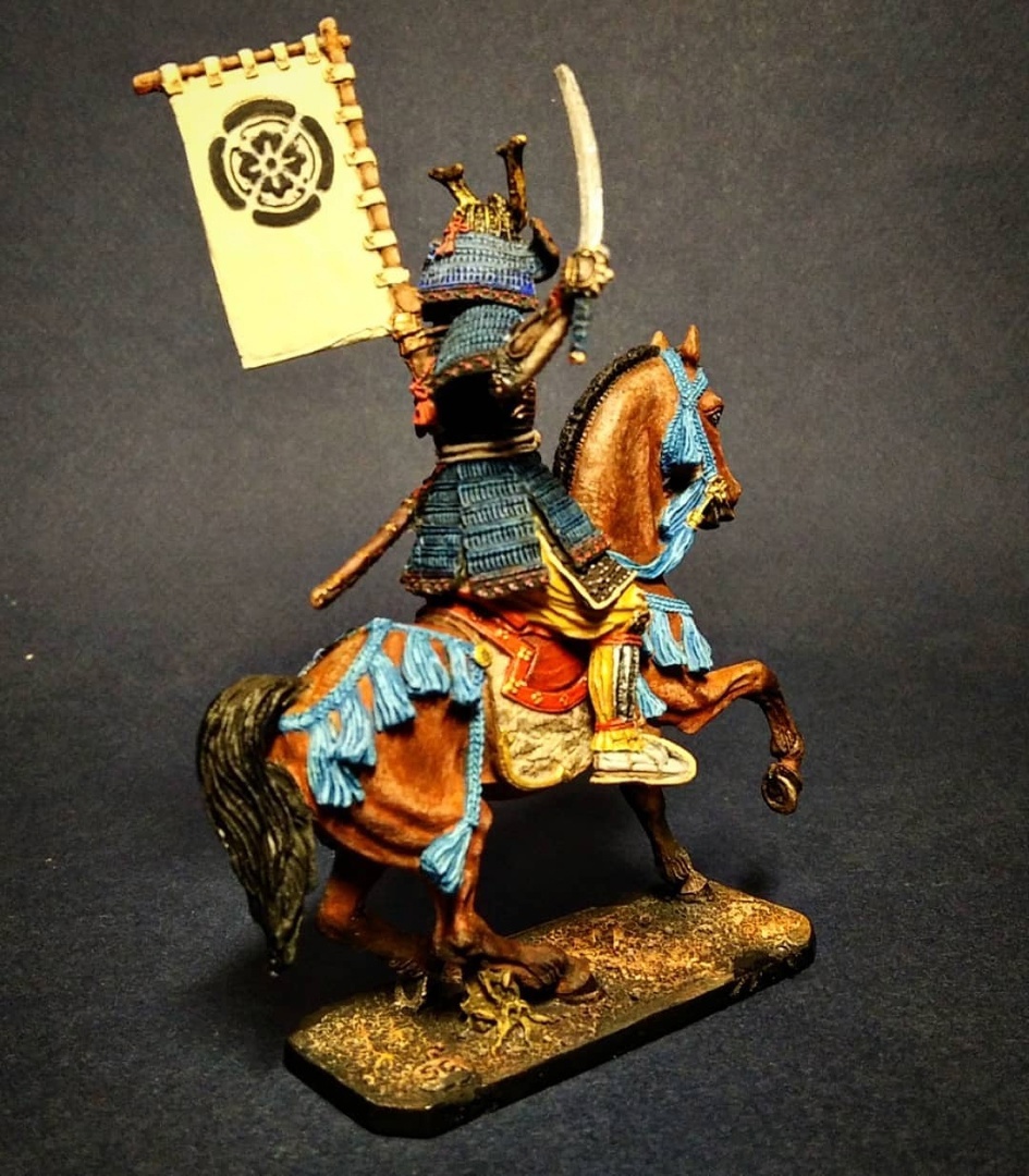 Figures: Mounted samurai, 16-17th cent., photo #5