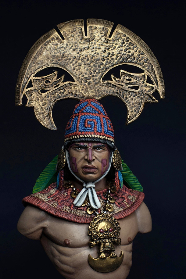 Figures: Moche warrior