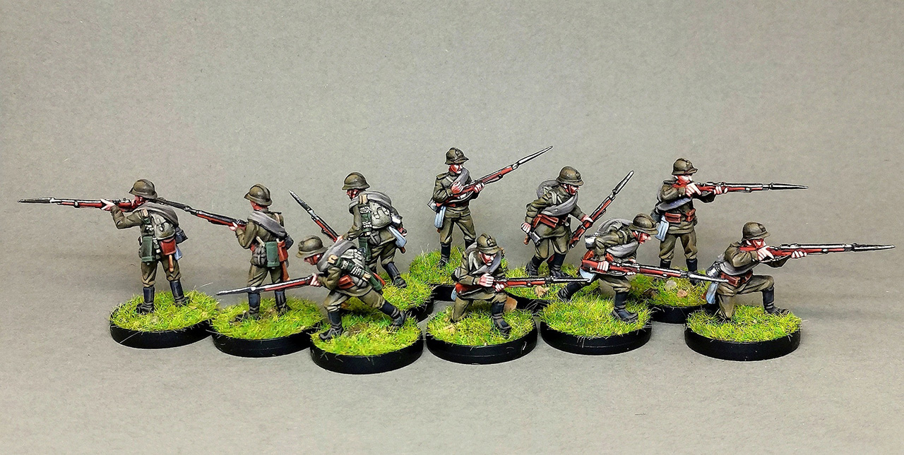 Dioramas and Vignettes: Russian infantry in helmets, WWI, photo #2