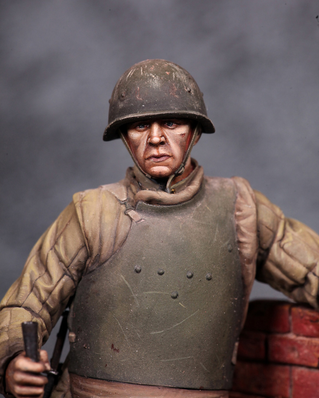 Figures: Soviet assault troops machine gunner, 1943-45, photo #8