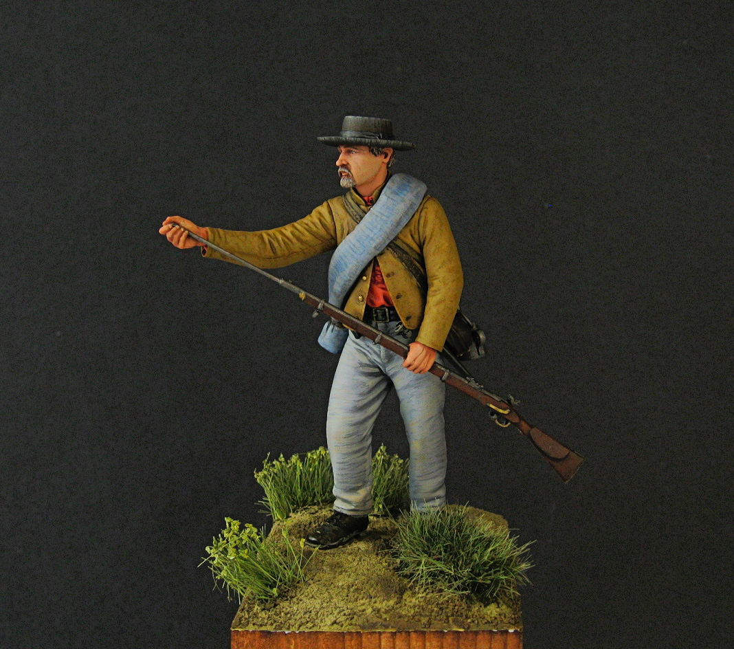 Figures: Confederate soldier, photo #1