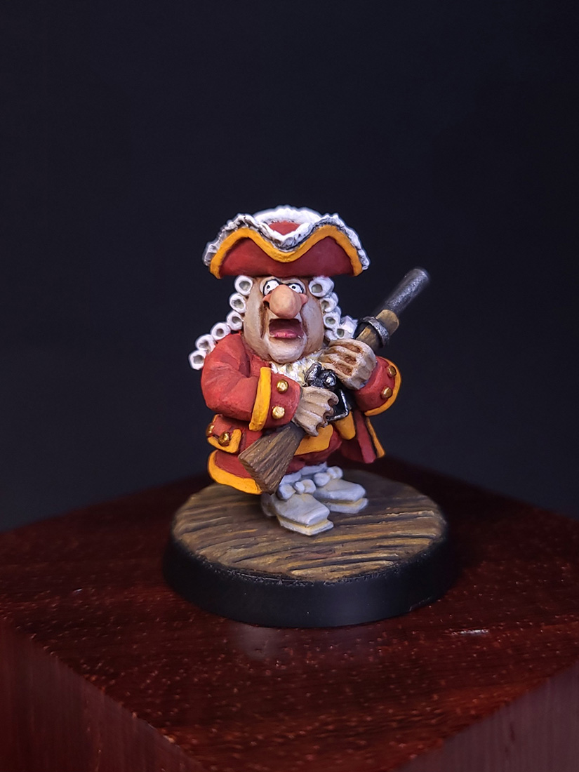 Miscellaneous: Squire Trelawney with a gun, photo #7