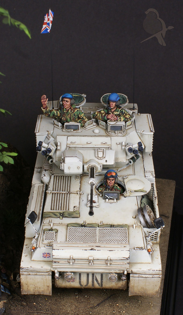 Dioramas and Vignettes: Scimitar light tank. Bosnia, 1992-94, photo #10