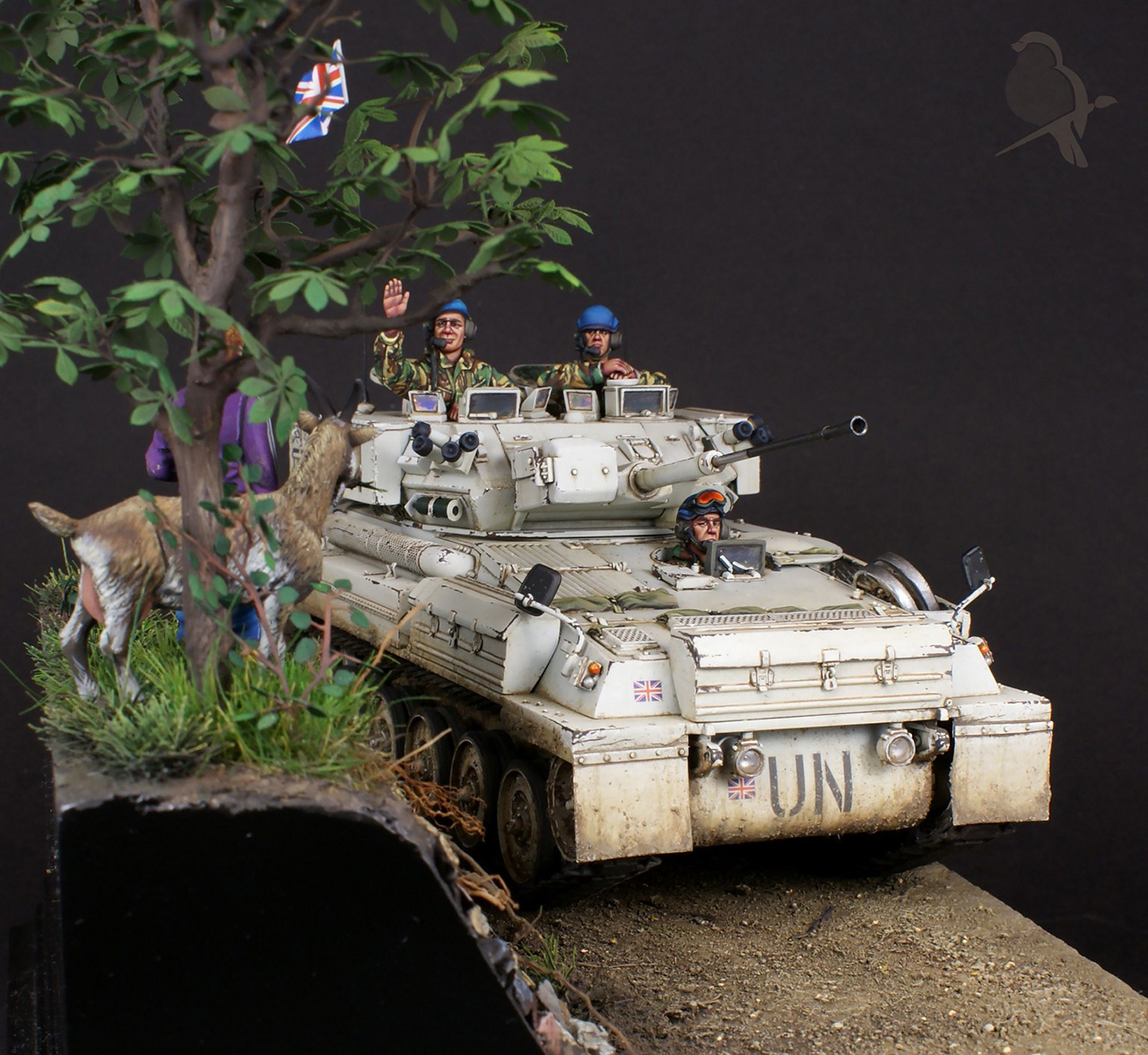 Диорамы и виньетки: Лёгкий танк Скимитар. Босния 92-94, фото #14
