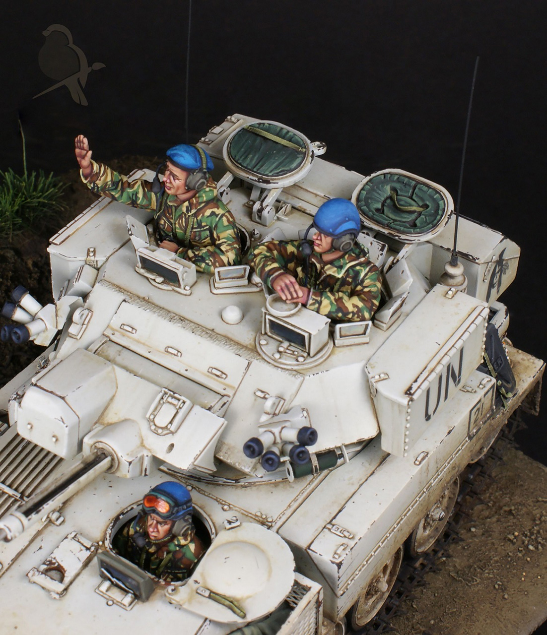 Диорамы и виньетки: Лёгкий танк Скимитар. Босния 92-94, фото #17