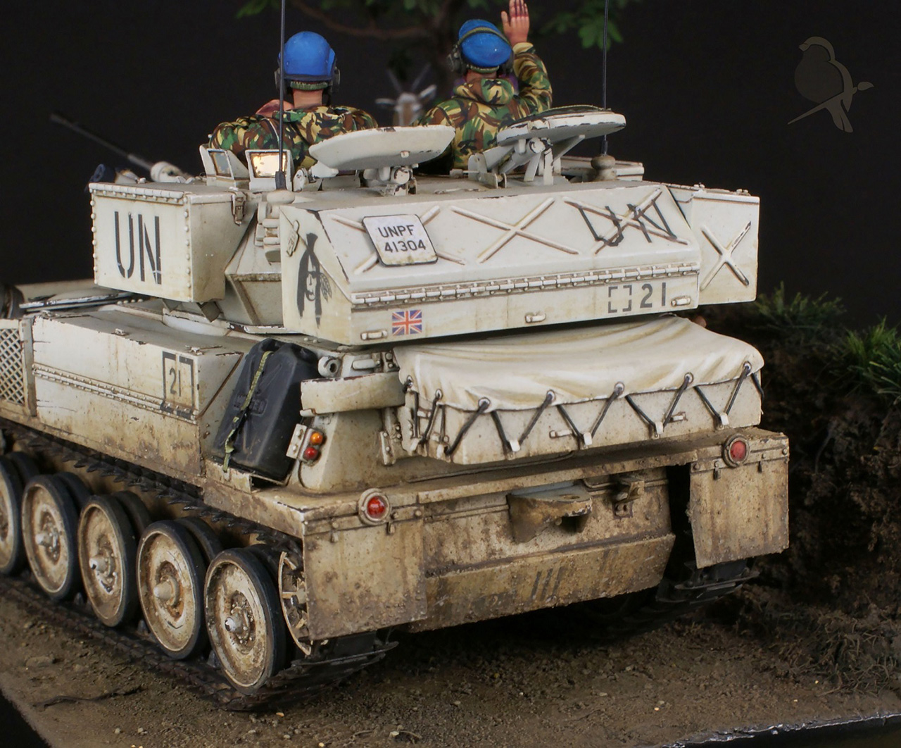 Диорамы и виньетки: Лёгкий танк Скимитар. Босния 92-94, фото #19