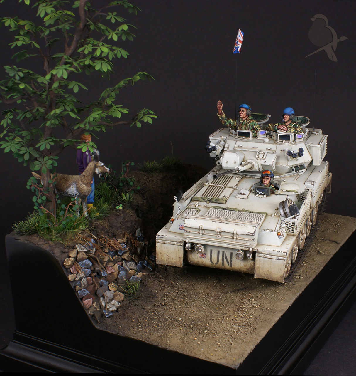 Диорамы и виньетки: Лёгкий танк Скимитар. Босния 92-94, фото #9