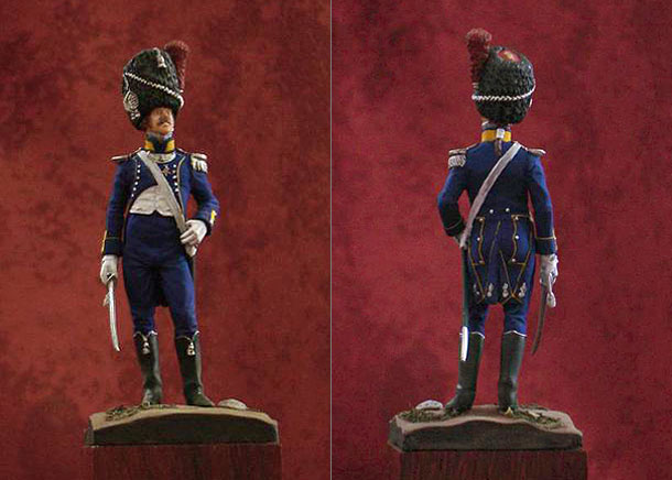Figures: Second Lieutenant of the Light Infantry, Napoli 1813-1815