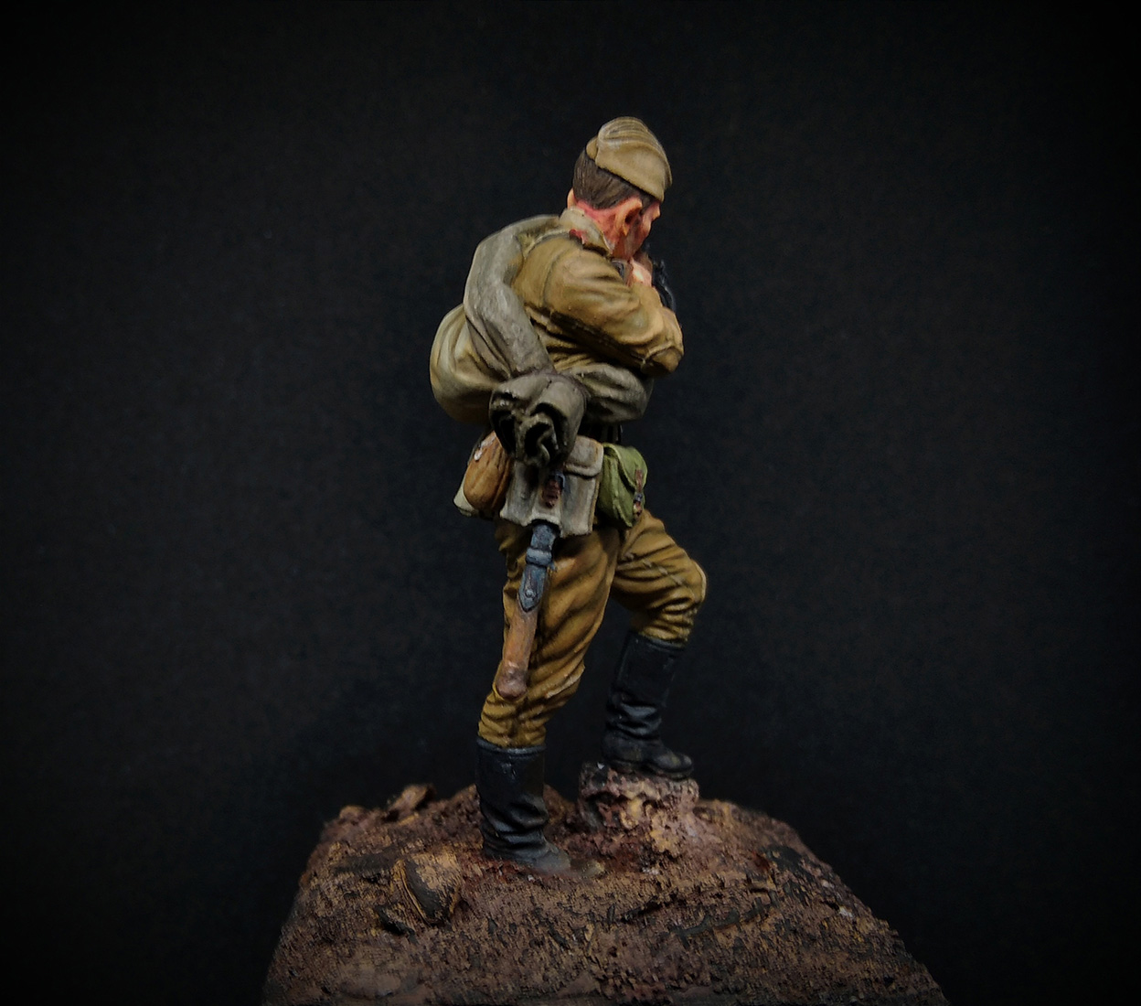 Figures: Red Army soldier with PPSh. 1943-45, photo #3