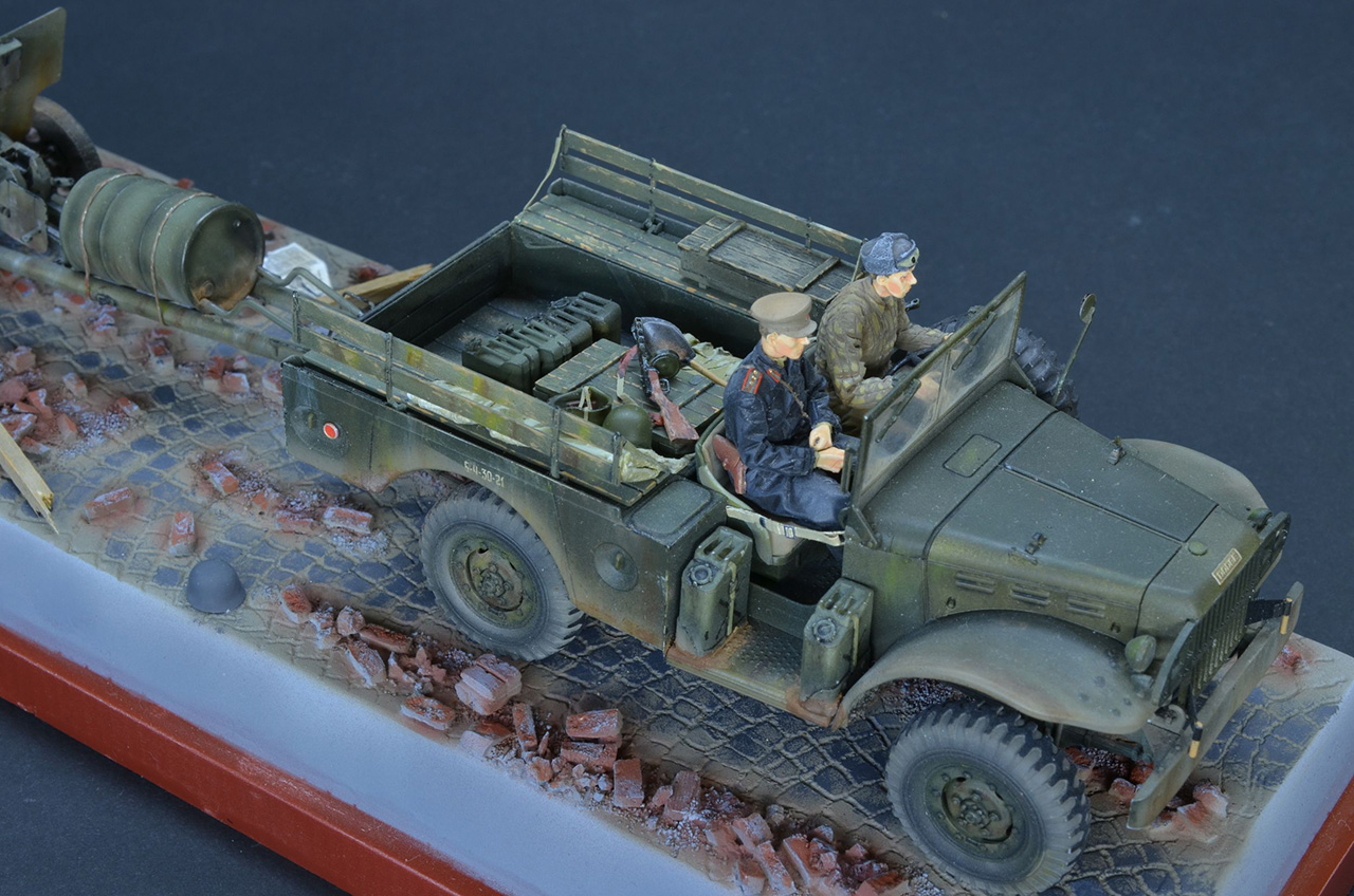 Dioramas and Vignettes: Dodge WC-51 and ZiS-3, photo #10