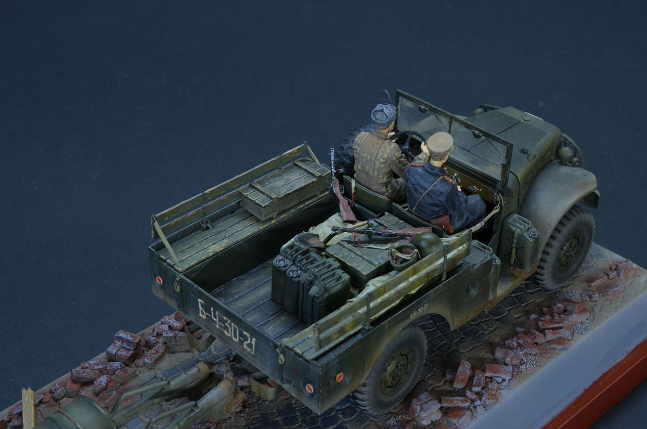 Dioramas and Vignettes: Dodge WC-51 and ZiS-3, photo #15