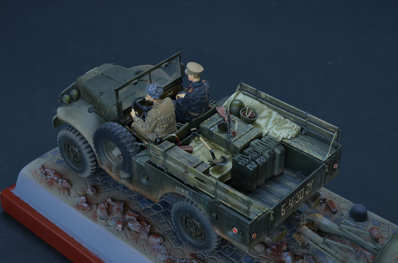 Dioramas and Vignettes: Dodge WC-51 and ZiS-3, photo #16