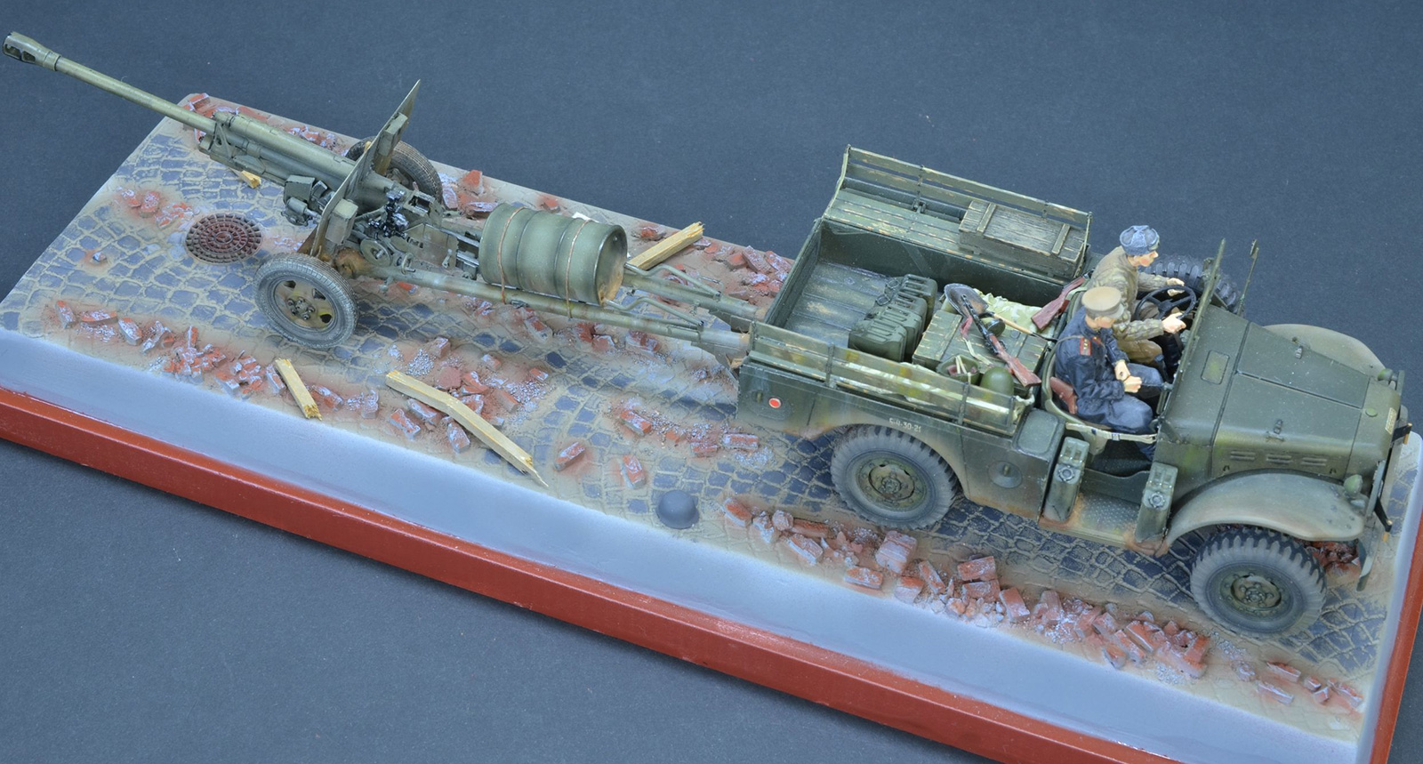 Dioramas and Vignettes: Dodge WC-51 and ZiS-3, photo #5