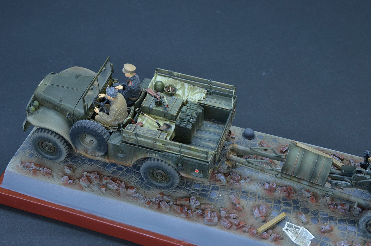 Dioramas and Vignettes: Dodge WC-51 and ZiS-3, photo #8