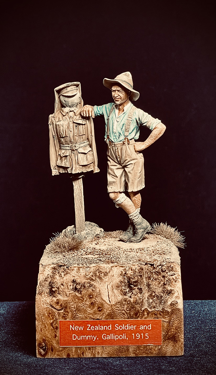 Dioramas and Vignettes: Anzac private with a scarecrow. Gallipoli 1914, photo #1