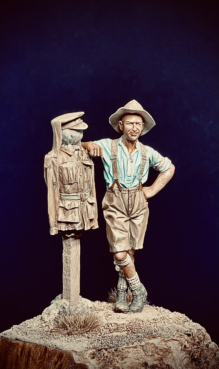 Dioramas and Vignettes: Anzac private with a scarecrow. Gallipoli 1914, photo #2