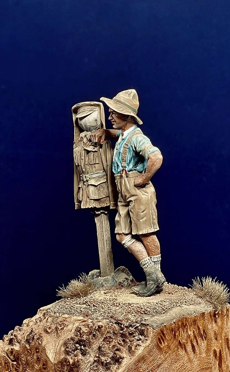 Dioramas and Vignettes: Anzac private with a scarecrow. Gallipoli 1914, photo #5
