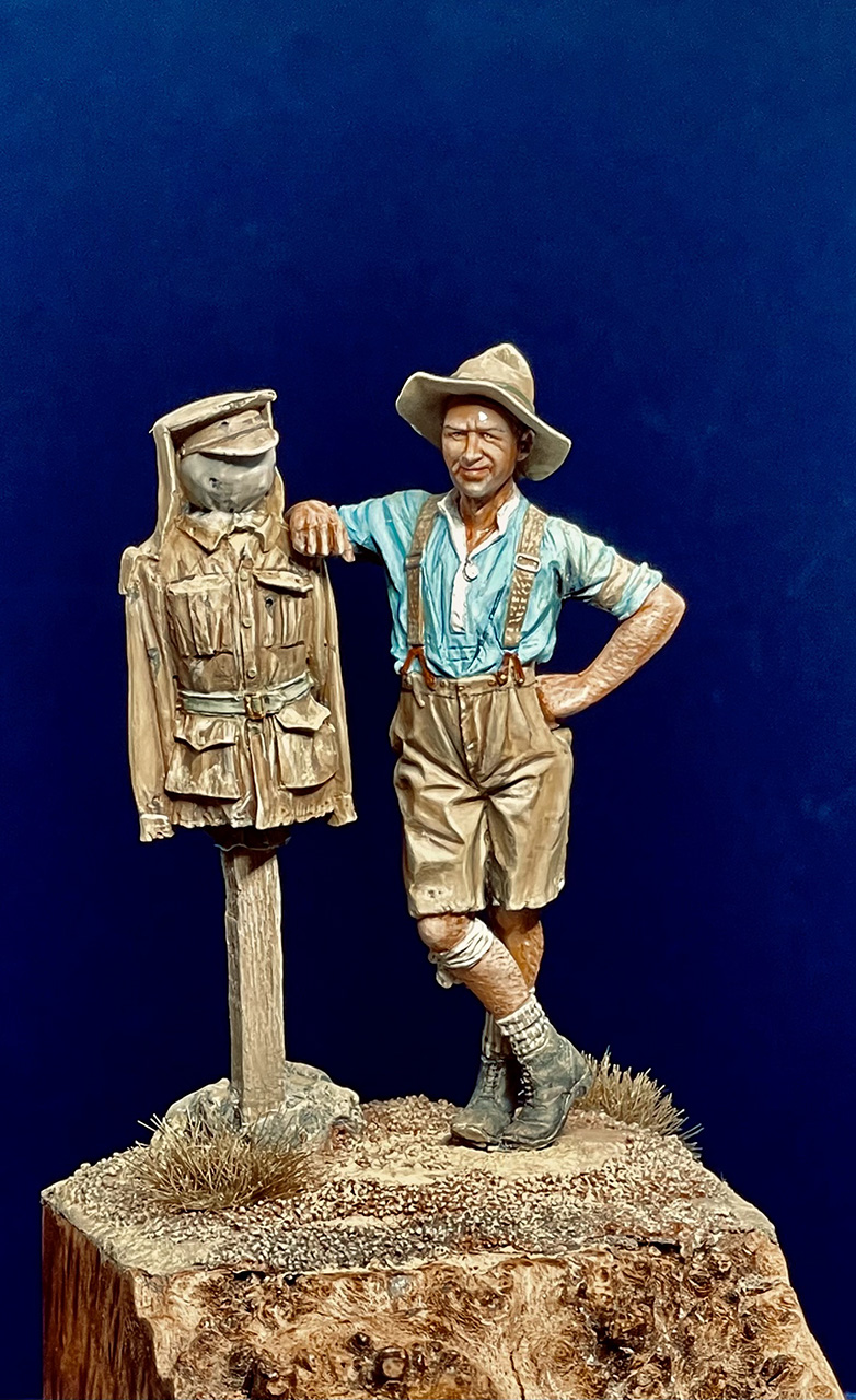 Dioramas and Vignettes: Anzac private with a scarecrow. Gallipoli 1914, photo #6