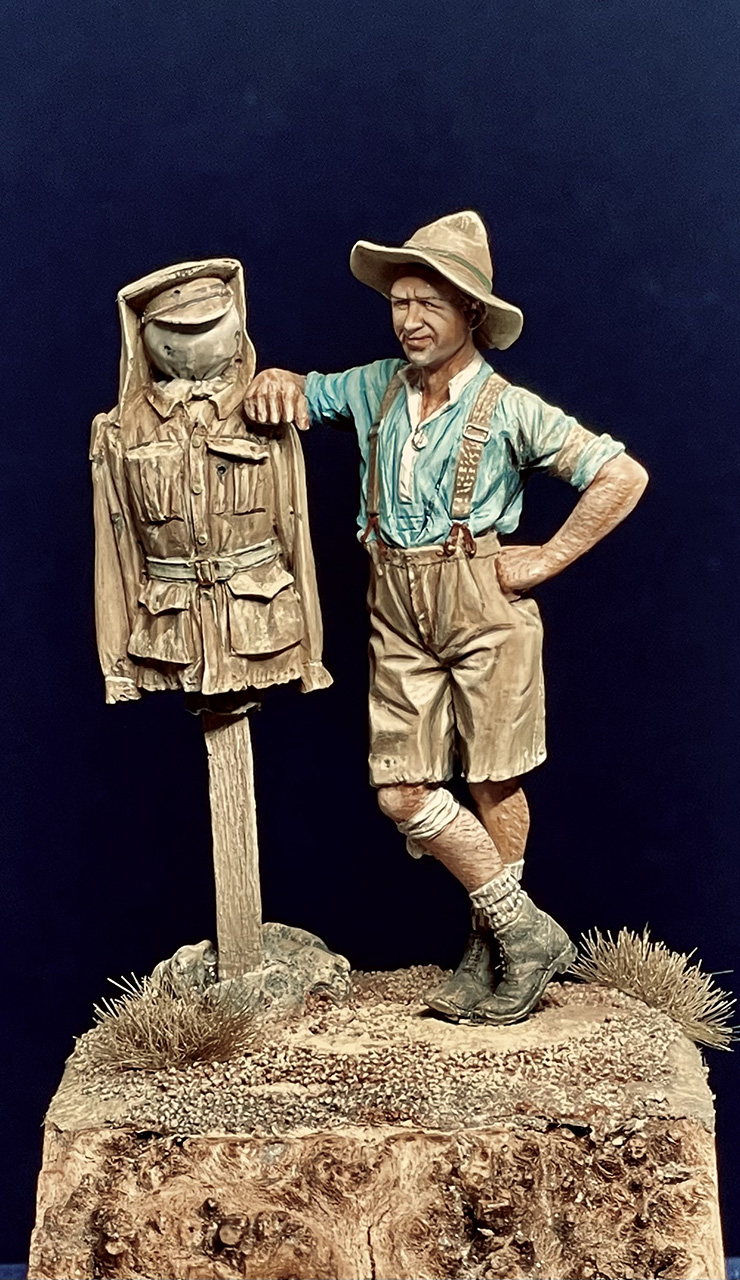 Dioramas and Vignettes: Anzac private with a scarecrow. Gallipoli 1914, photo #7
