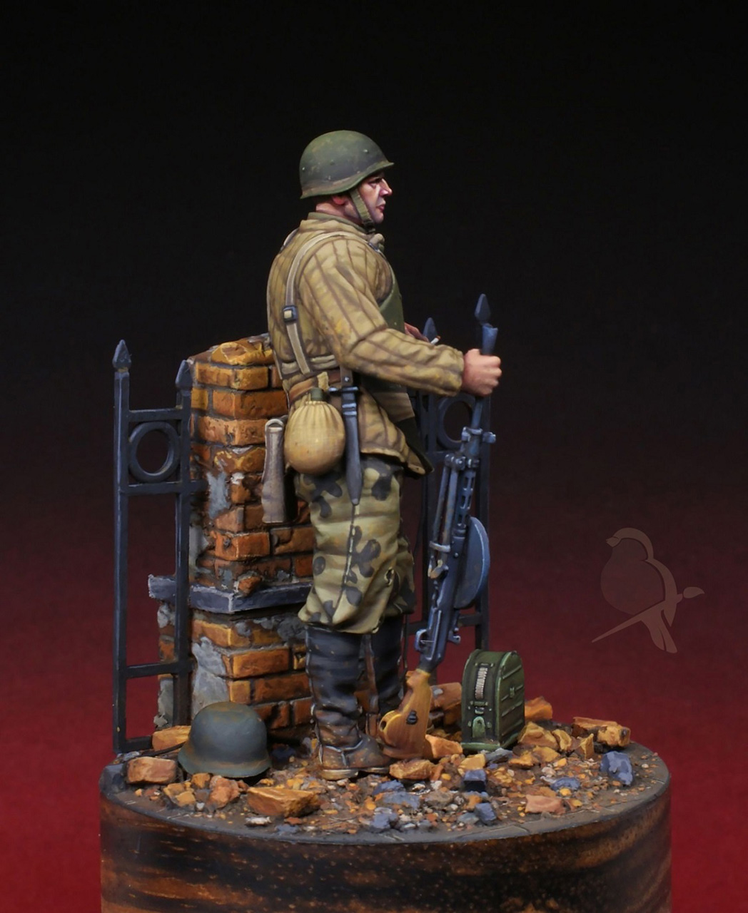 Figures: Soviet assault troops machine gunner, 1943-45, photo #3