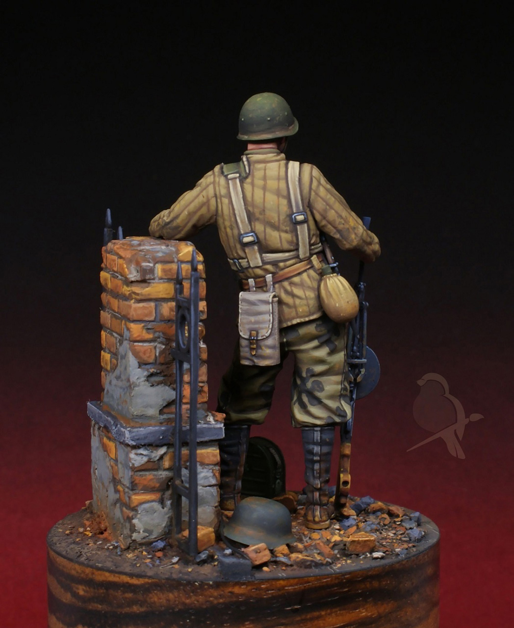 Figures: Soviet assault troops machine gunner, 1943-45, photo #4