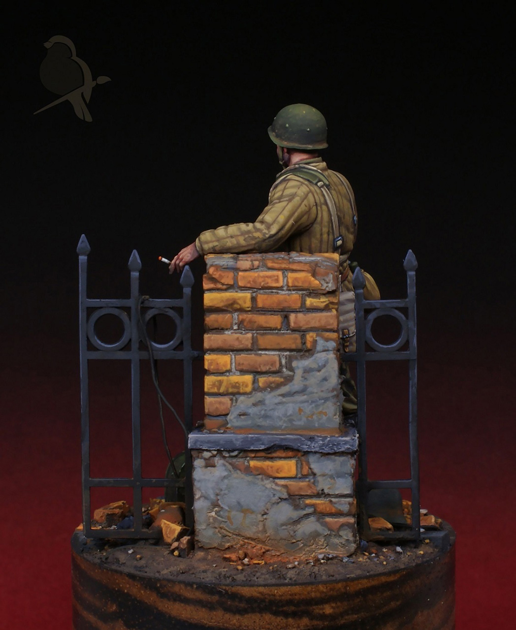 Figures: Soviet assault troops machine gunner, 1943-45, photo #5