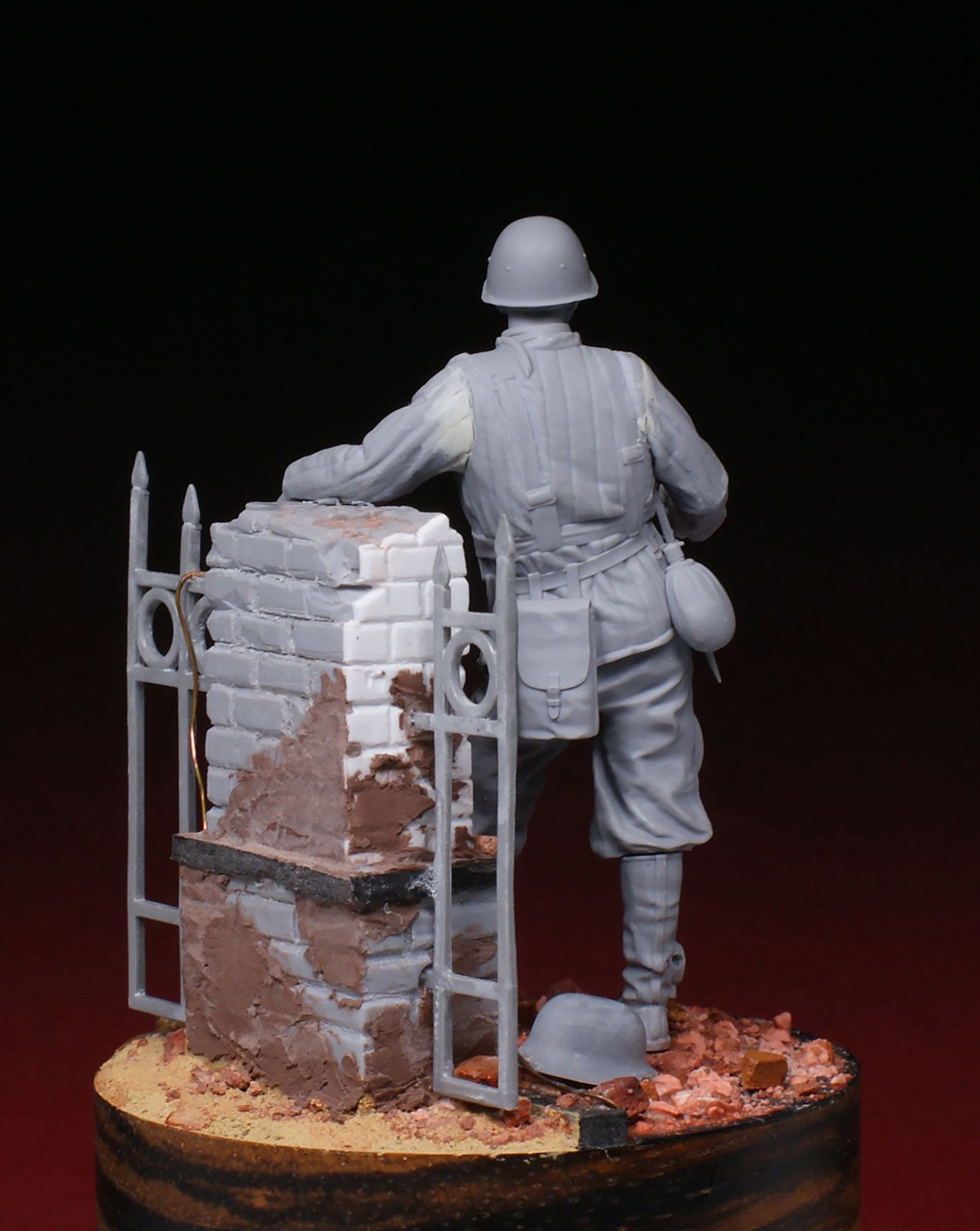 Figures: Soviet assault troops machine gunner, 1943-45, photo #9