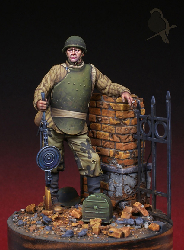 Figures: Soviet assault troops machine gunner, 1943-45