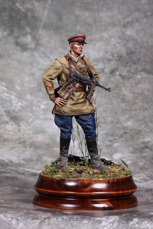 Figures: Red Army infantry captain. Summer 1941, photo #1