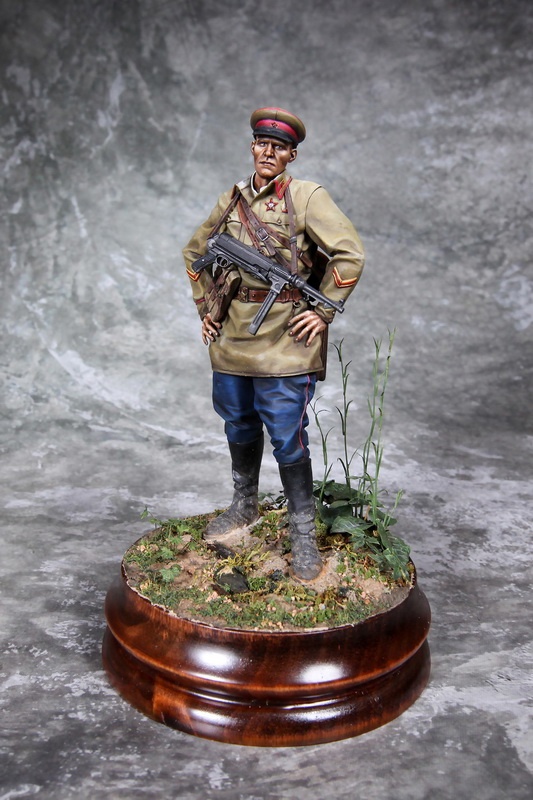 Figures: Red Army infantry captain. Summer 1941, photo #3