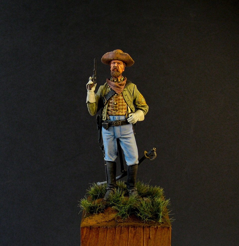 Фигурки: Cержант кавалерии конфедерации, фото #1