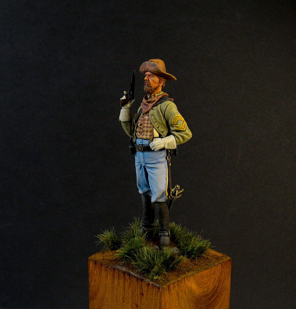 Figures: Confederate cavalry sergeant, photo #2