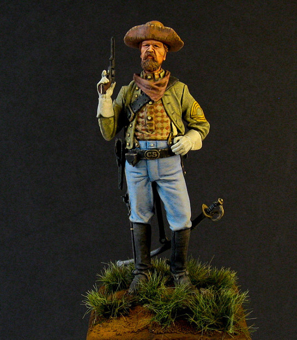 Figures: Confederate cavalry sergeant