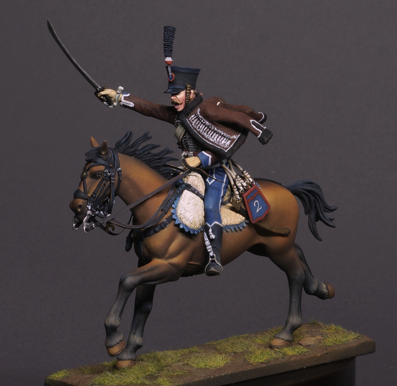 Figures: French hussar, 2nd regt., photo #1