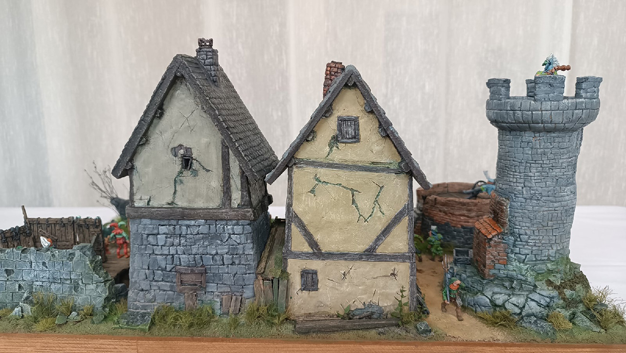 Dioramas and Vignettes: Medieval town, photo #2