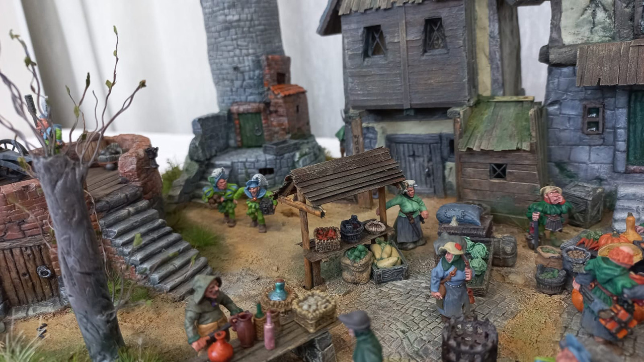 Dioramas and Vignettes: Medieval town, photo #3