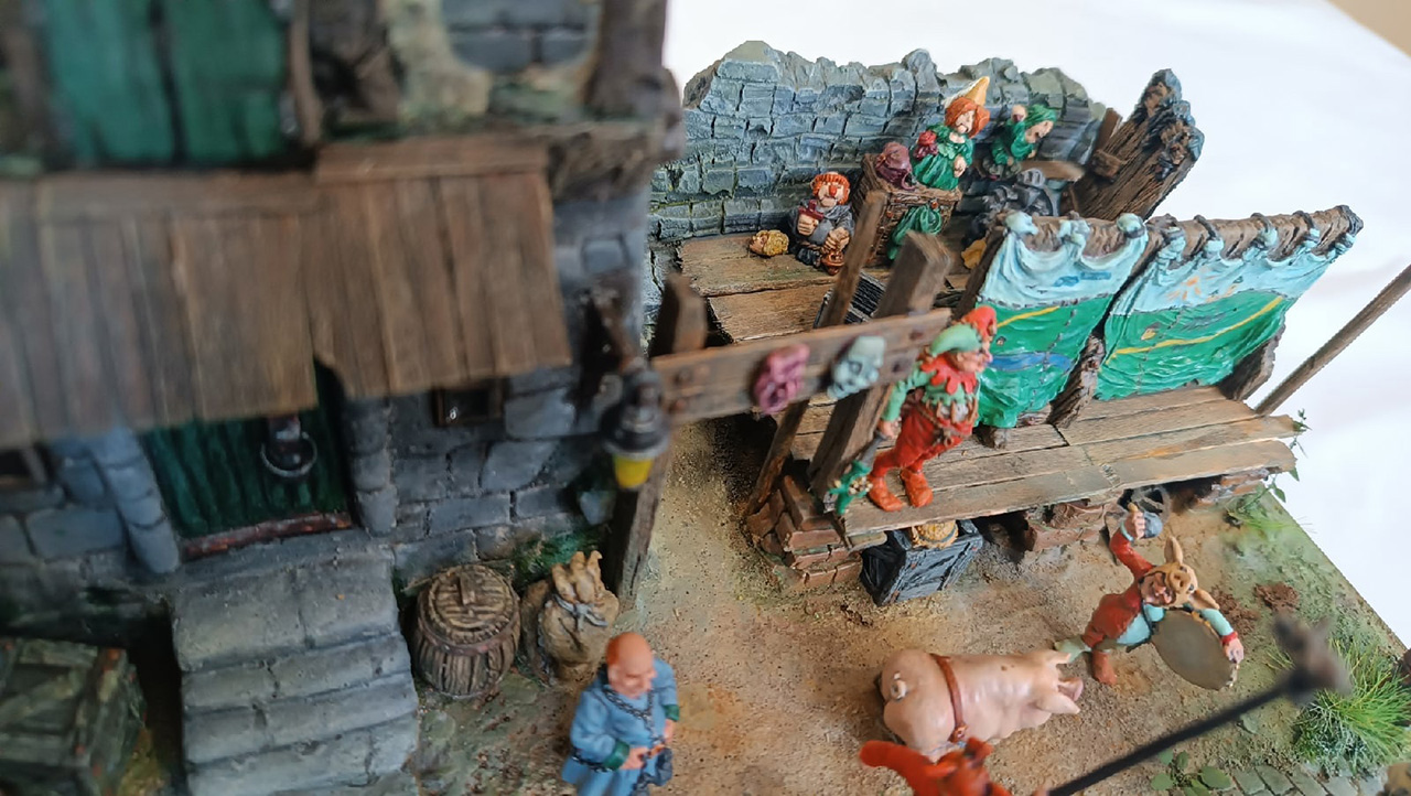 Dioramas and Vignettes: Medieval town, photo #5